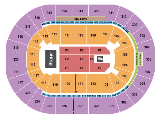BOK Center Journey Seating Chart